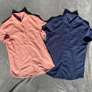 Patagonia Women’s Collared Button Down Sleeveless Tops Size S,  LOT of 2